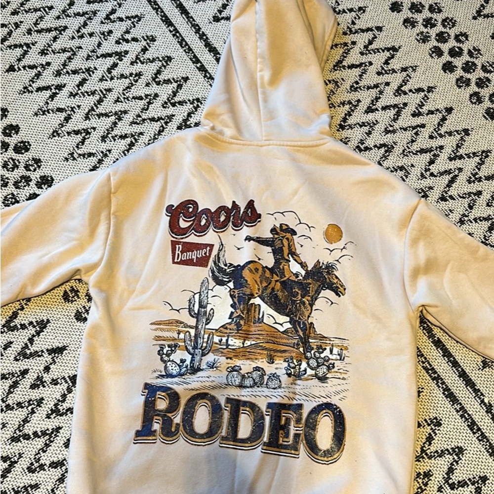 Coors Rodeo Cream Hoodie - Picture 2 of 2